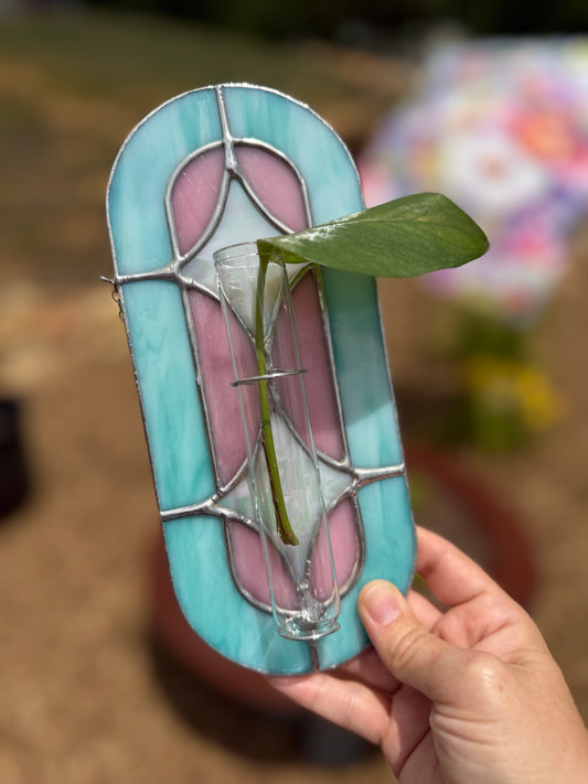 "Cotton Candy" Propagation Suncatcher