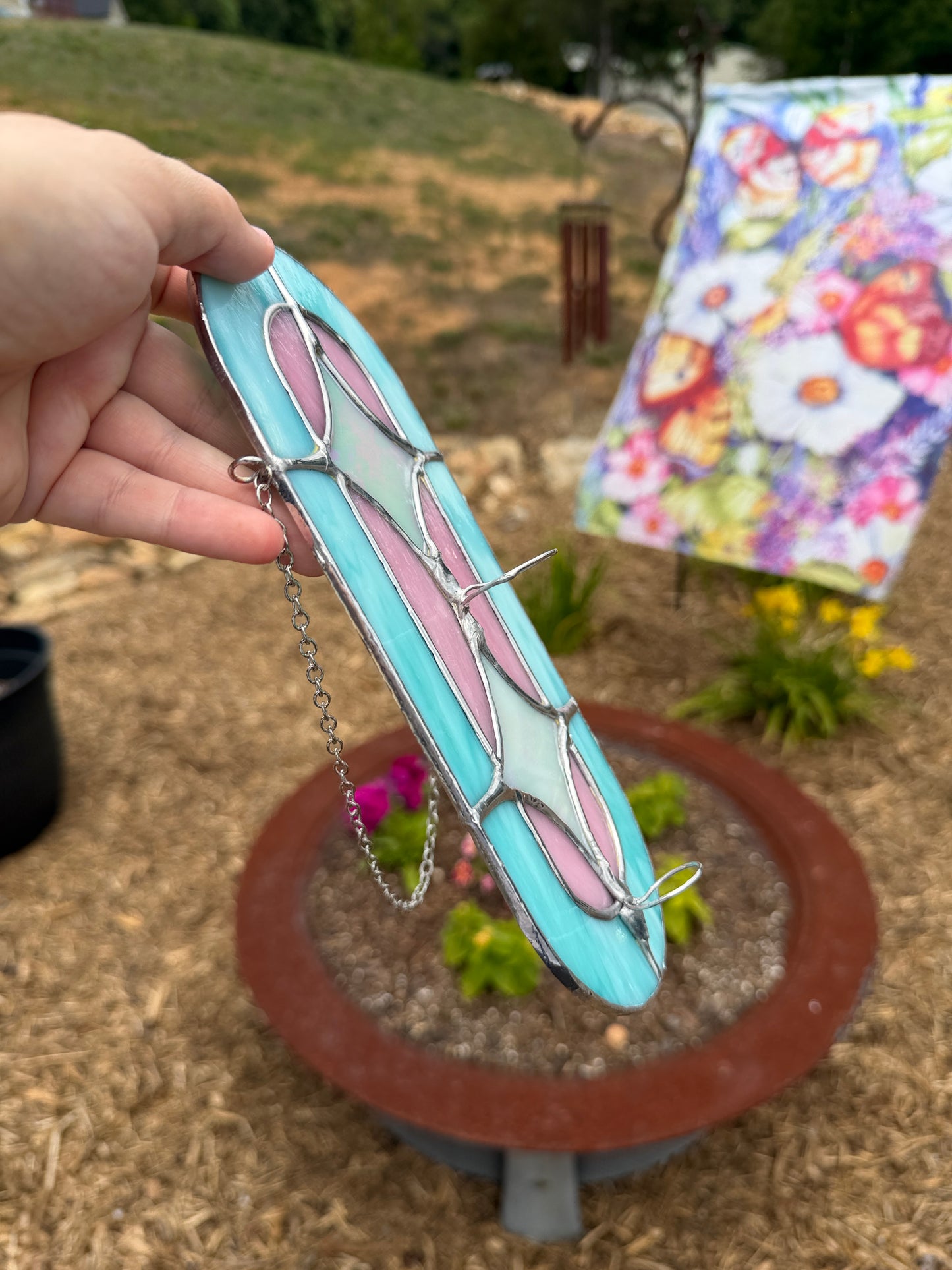 "Cotton Candy" Propagation Suncatcher